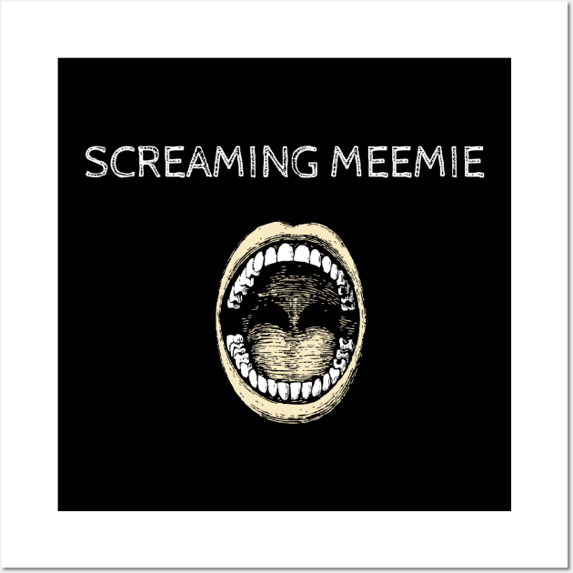 Screaming meemie! Vintage Wall Art by Fafi